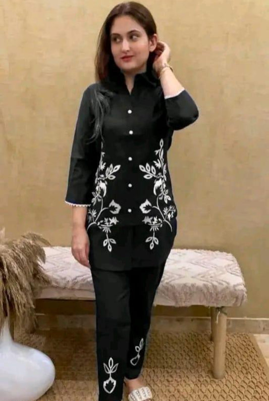 Stylish Women 3/4 sleeves Coord sets