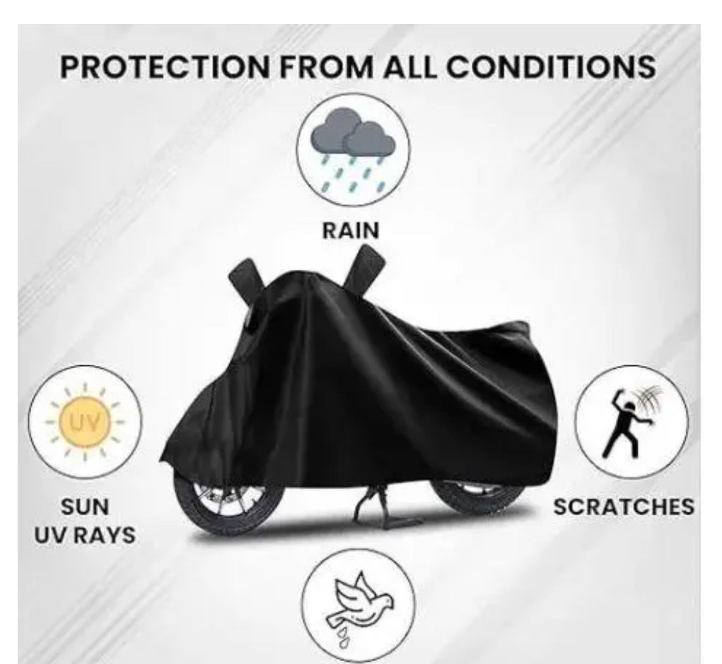 Allure Fashion Free Bike cover with Unisex Waterproof Raincoat