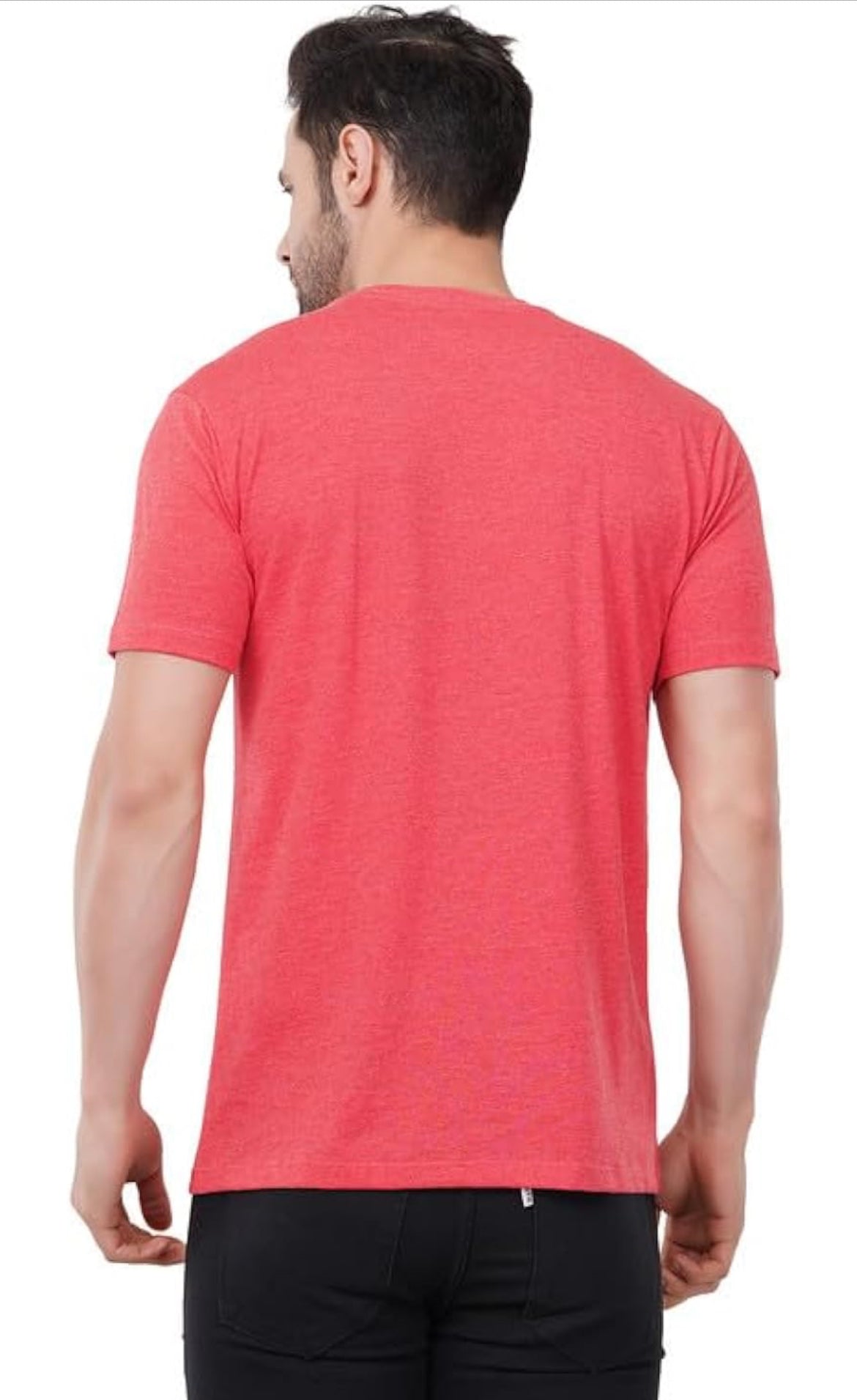 Men's Cotton Crew Neck T-Shirt | Regular Fit Plain Solid Half Sleeve | Comfortable Casual T-Shirt for Men Cotton Tee