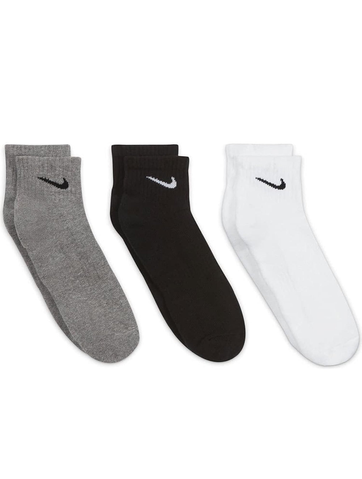 Quaxly Sports Men & Women Cotton Ankle Lenght Socks Free Size (Pack of 3)