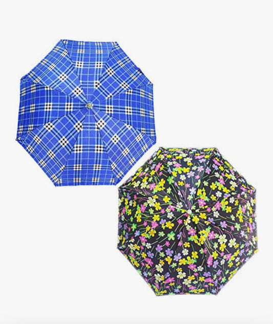 Allure Fashion combo (Pack of 2) UV protection Automatic Open close Umbrella for rain and sun protection 2 fold Umbrellas for rain,Windproof Umberalla Large for Man,Women big size large two fold stylish folding under windproof trave