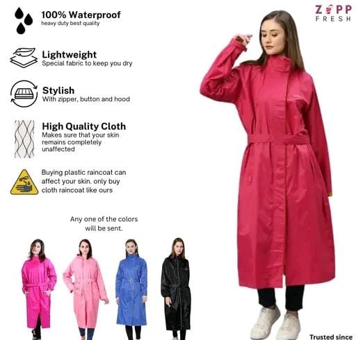 Allure Fashion Unisex  Waterproof Pvc long Raincoat ( Pack of 2)