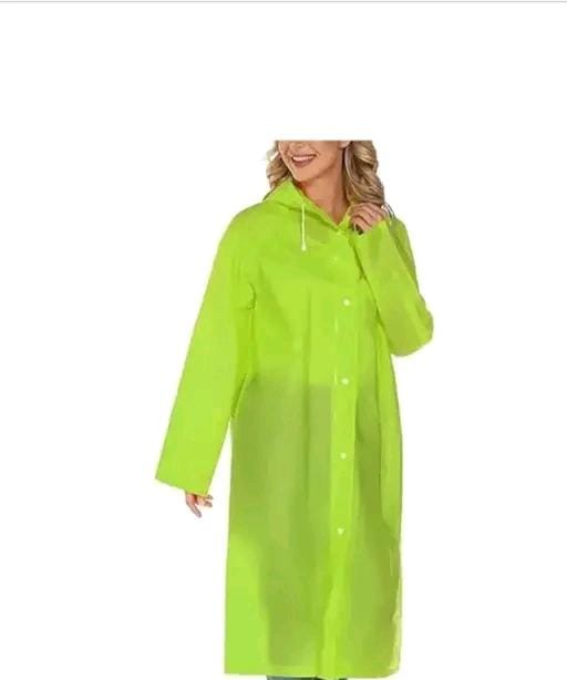 Allure Fashion Unisex  Waterproof Pvc long Raincoat