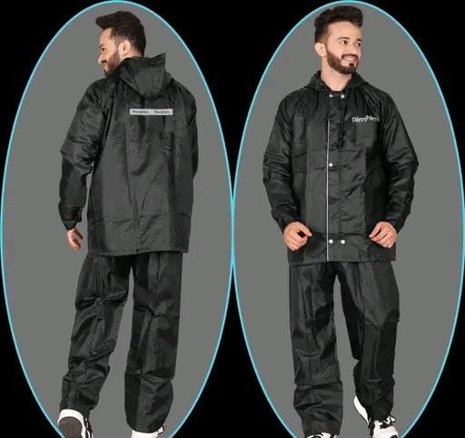 Allure Fashion Unisex  Waterproof Reversible Raincoat