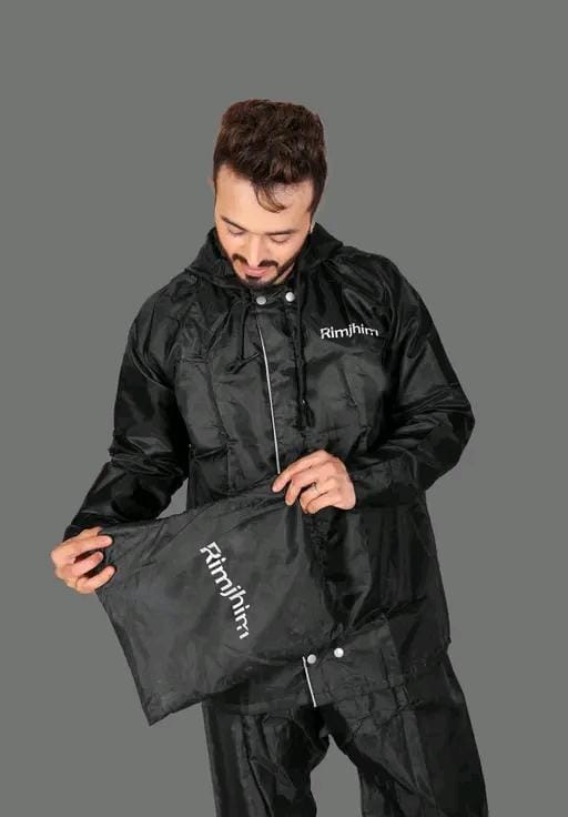 Allure Fashion Unisex  Waterproof Reversible Raincoat