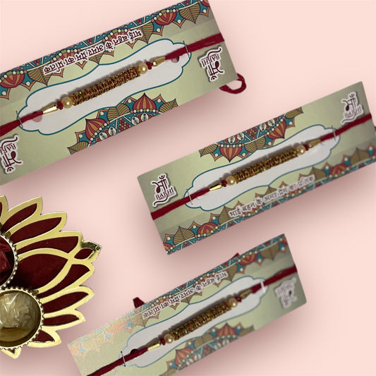 Allure Fashion couple Rakhi for Brother and Bhabhi Kids, Handmade Rakshabandhan Designer Rakhi for Bhaiya Bhabhi