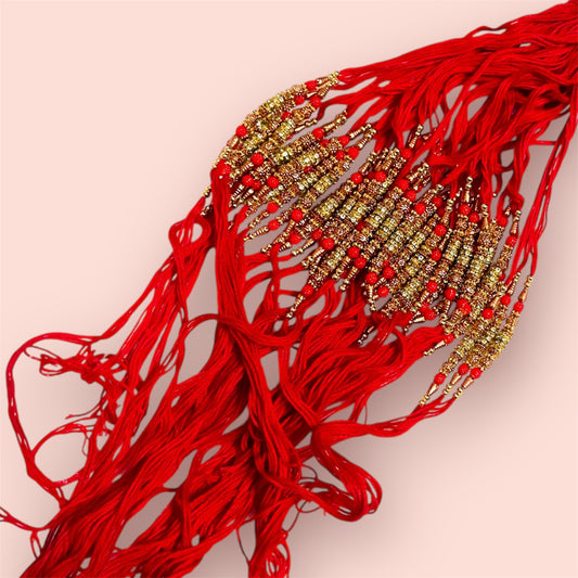 Allure Fashion Rakhi for Brother and Bhabhi Kids, Handmade Rakshabandhan Designer Rakhi for Bhaiya Bhabhi