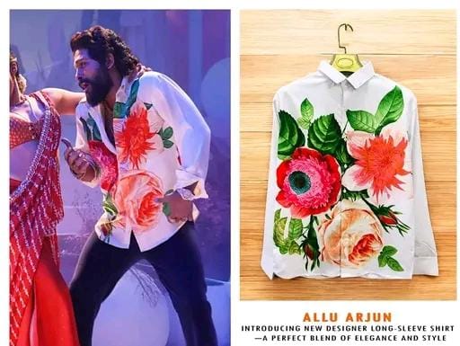 Allure Fashion Premium Stylish Men’s Pushpa Shirt Full sleeves