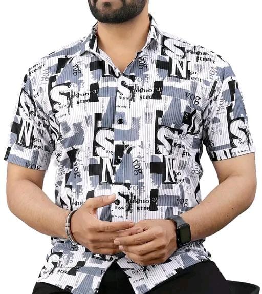 Allure Fashion Premium Stylish Men’s  Shirt Half sleeves