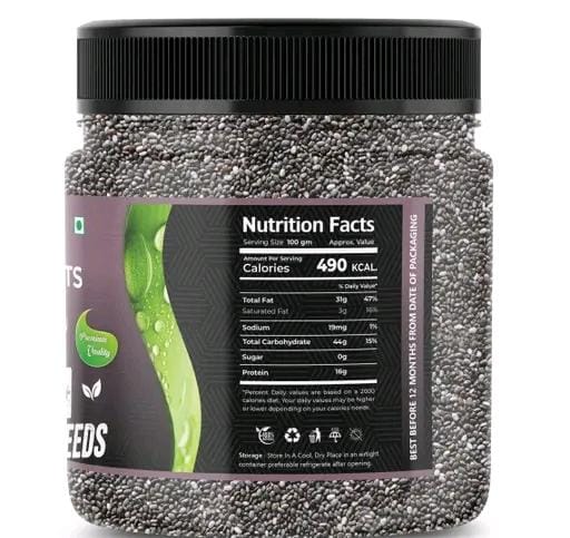 Allure Fashion Nature's Prime Chia seeds (250gm)