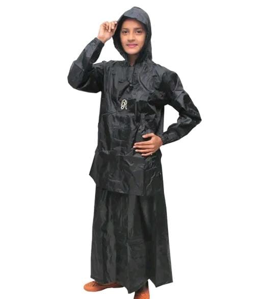 Allure Fashion Women's Reversible Top & Skirt Raincoat