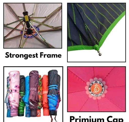 Allure Fashion combo (Pack of 2) UV protection Automatic Open close Umbrella for rain and sun protection 3 fold Umbrellas for rain,Windproof Umberalla Large for Man,Women big size large three fold stylish folding under windproof trave