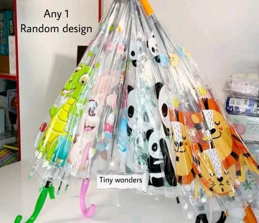 Allure Fashion Kids Umbrella stylish cartoon character for enjoying playing kids