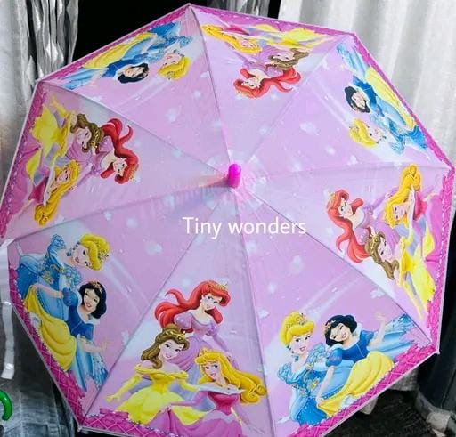 Allure Fashion Kids Umbrella with tiny stylish cartoon character for enjoying playing kids