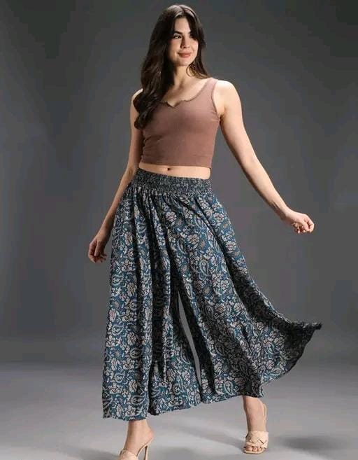 Allure Fashion Women's Flared Sharara Plazzao