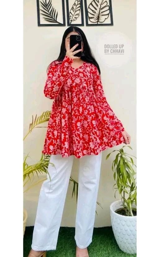 Allure Fashion Women's Short kurti Tunics