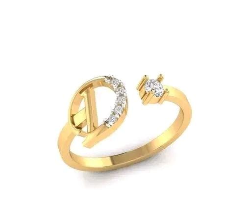 Allure Fashion Women's Alphabetic Ring