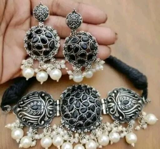 Allure Fashion Oxidised jewellery set