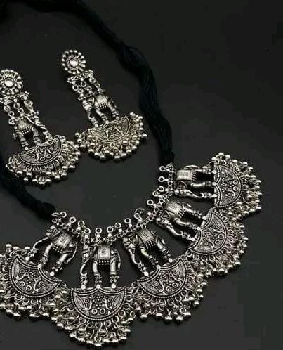 Allure Fashion Oxidised jewellery set