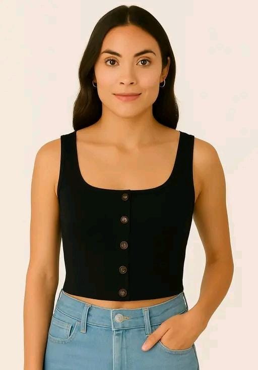 Allure Fashion Women's Button Top