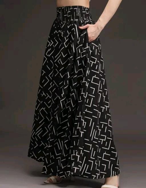 Allure Fashion Women's Flared Sharara Plazzao