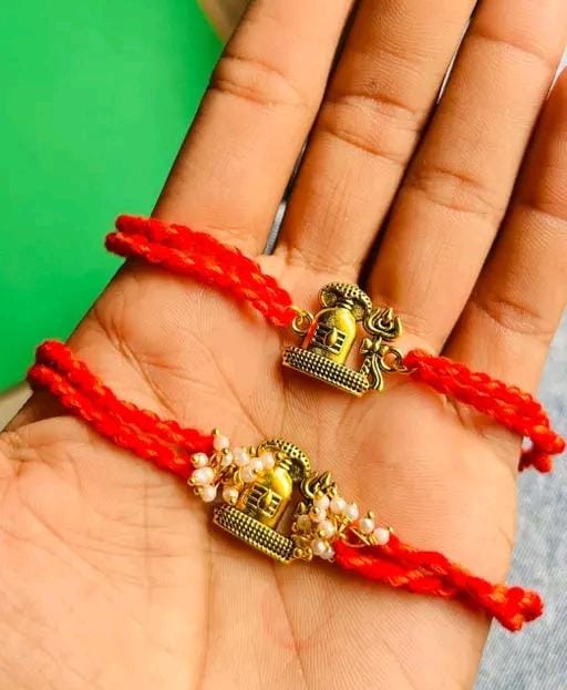 Allure Fashion Bhaiya Bhabhi Couple Rakhi with Free Ring