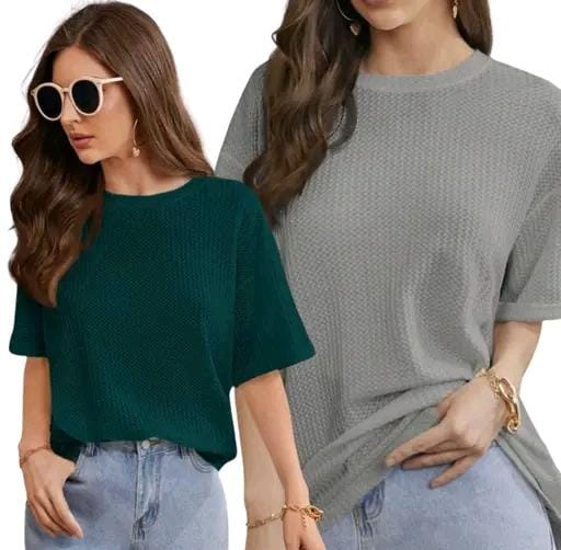 Allure Fashion Women's Tshirt(pack of 2)