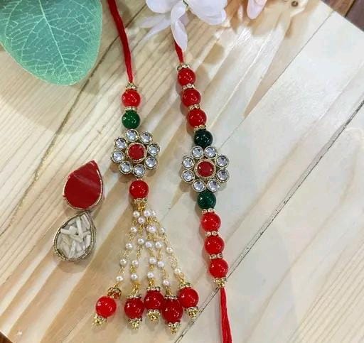Allure Fashion Bhaiya Bhabhi Evil eye Couple Rakhi