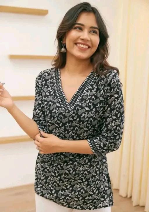 Allure Fashion Women's Short kurti Tunics