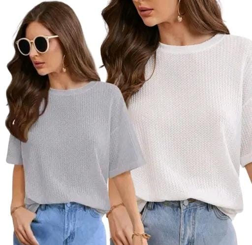 Allure Fashion Women's Tshirt(pack of 2)