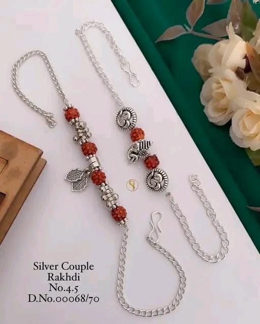 Allure Fashion Bhaiya Bhabhi Evil eye Couple Rakhi