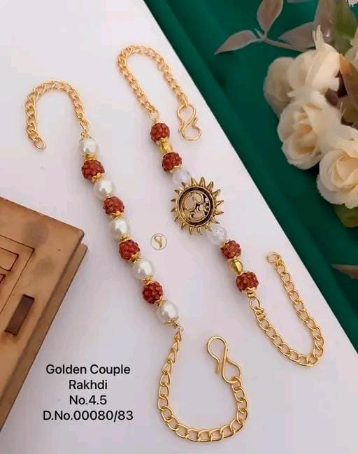 Allure Fashion Bhaiya Bhabhi Evil eye Couple Rakhi