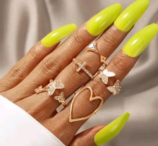 Allure Fashion Women's Combo Rings