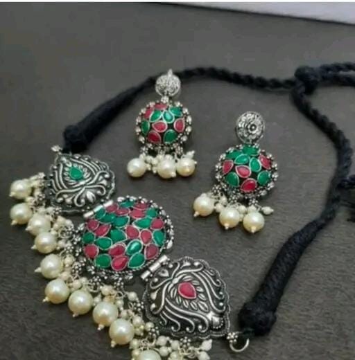 Allure Fashion Oxidised jewellery set