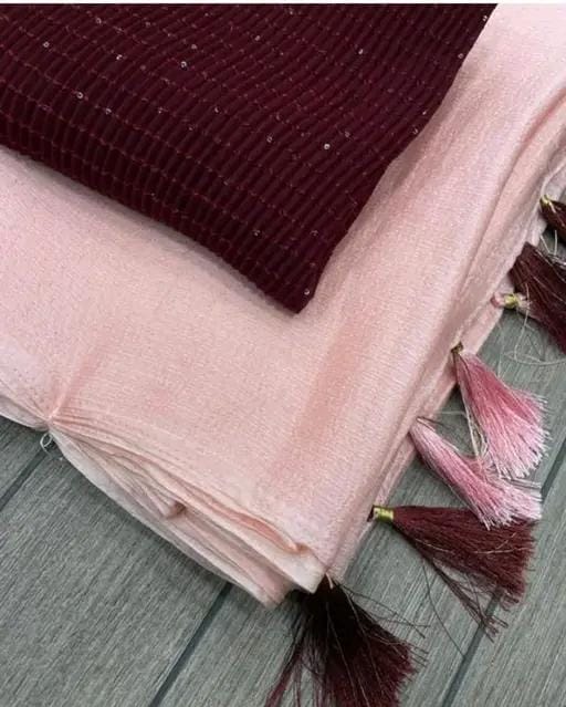 Allure Fashion women's Stylish organzaa saree