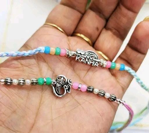 Allure Fashion Bhaiya Bhabhi Evil eye Couple Rakhi