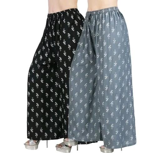 Allure Fashion Women's Flared Sharara Plazzao Combo