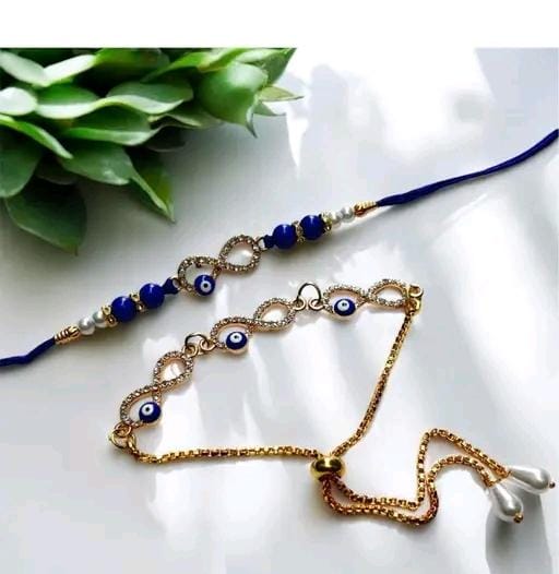 Allure Fashion Bhaiya Bhabhi Designer Couple Rakhi