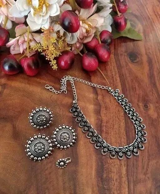Allure Fashion Oxidised jewellery set