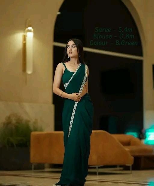 Allure Fashion women's Stylish organzaa saree