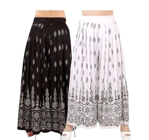 Allure Fashion Women's Flared Sharara Plazzao