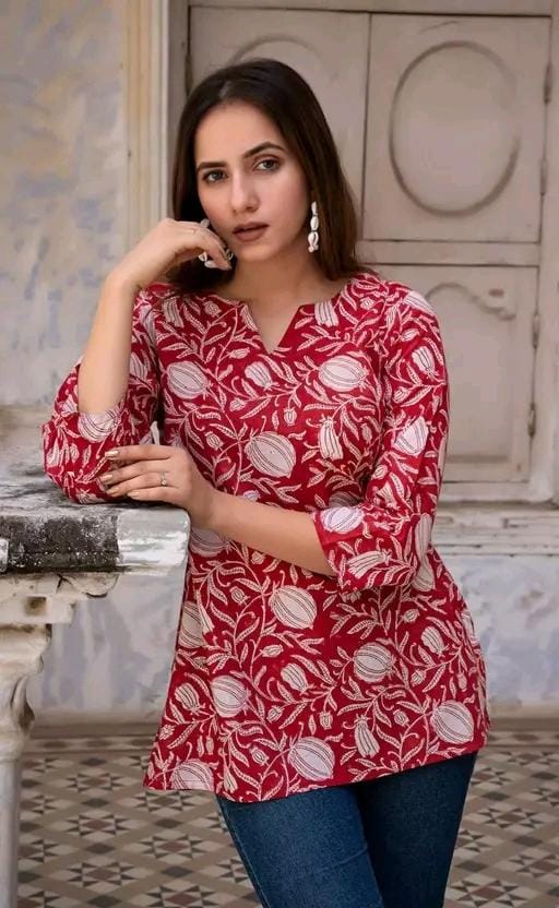 Allure Fashion Women's Short kurti Tunics