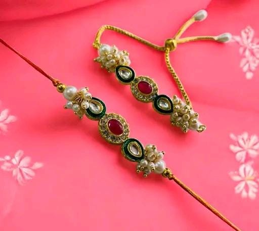 Allure Fashion Bhaiya Bhabhi Evil eye Couple Rakhi