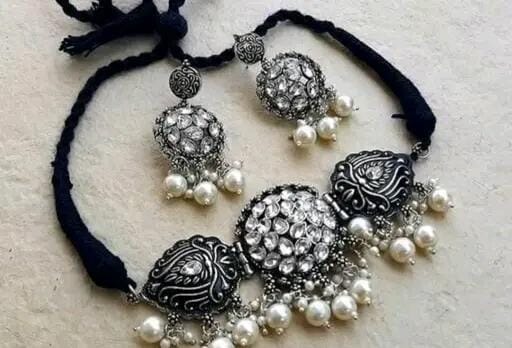Allure Fashion Oxidised jewellery set