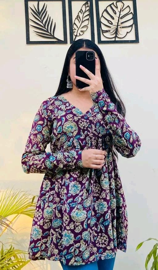 Allure Fashion Women's Short kurti Tunics