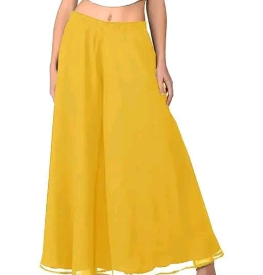 Allure Fashion Women's Flared Sharara Plazzao