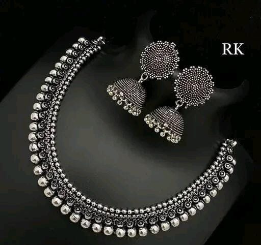 Allure Fashion Oxidised jewellery set