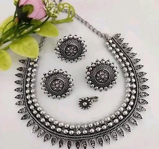 Allure Fashion Oxidised jewellery set