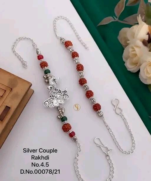 Allure Fashion Bhaiya Bhabhi Evil eye Couple Rakhi