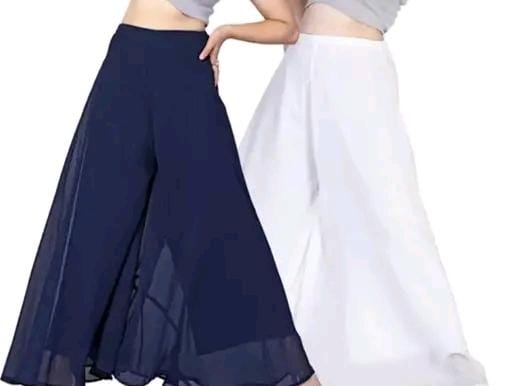 Allure Fashion Women's Flared Sharara Plazzao Combo